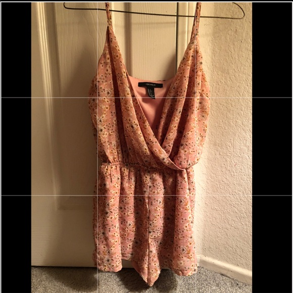 Forever 21 Floral Romper - Picture 1 of 2